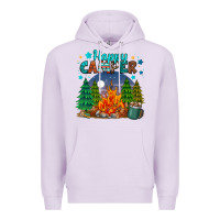 Lilac happy camper Premium Hoodie - MaliasSmallBusiness