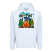White happy camper Premium Hoodie - MaliasSmallBusiness
