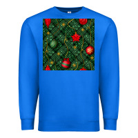 True Royal christmas ornaments seamless  pattern Premium Sweatshirt - BundleAndBundleShop