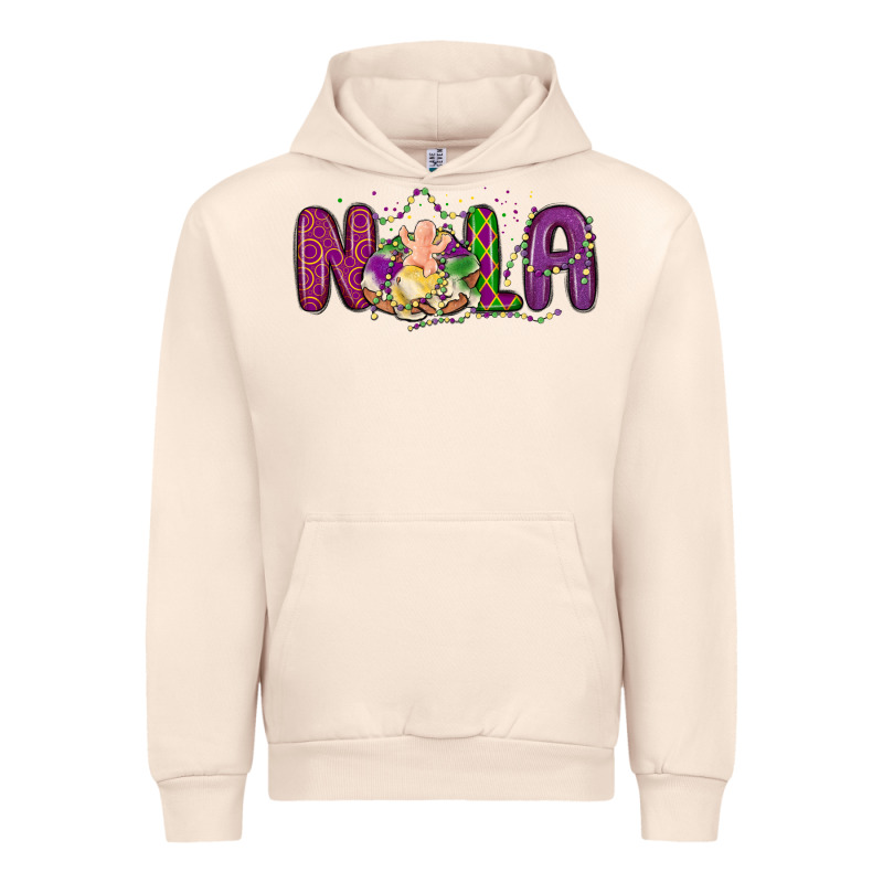 Nola Cake Mardi Gras Urban Hoodie by MaliasSmallBusiness | Teevron