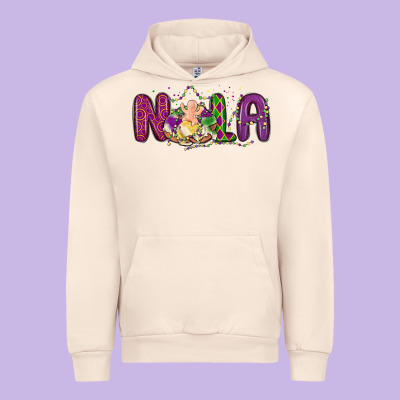 Nola Cake Mardi Gras Urban Hoodie Designed By Maliassmallbusiness