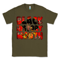 Army Green black history month Classic Tee - Zillion Design Studio