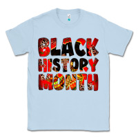 Dusty Blue black history month Classic Tee - Zillion Design Studio