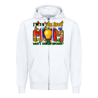 White i'm an autism mom what's your superpower Zipper Hoodie - Zillion Design Studio