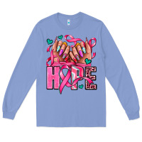 Colony Blue hope with woman hands Long Sleeve Tee - AdoDesignShop