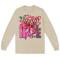 Mushroom hope with woman hands Long Sleeve Tee - AdoDesignShop