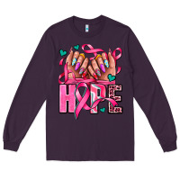 Plum hope with woman hands Long Sleeve Tee - AdoDesignShop