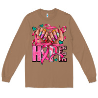 Toasted Coconut hope with woman hands Long Sleeve Tee - AdoDesignShop
