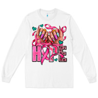 White hope with woman hands Long Sleeve Tee - AdoDesignShop