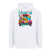White loads of love with truck Heavyweight Hoodie - HRA Design Shop