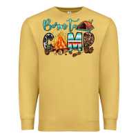 Antique Gold born to camp Premium Sweatshirt - JahusDesignShop