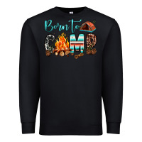 Black born to camp Premium Sweatshirt - JahusDesignShop
