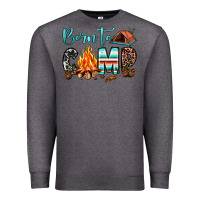 Charcoal Heather born to camp Premium Sweatshirt - JahusDesignShop