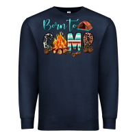 Navy born to camp Premium Sweatshirt - JahusDesignShop
