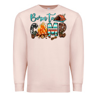 Pale Pink born to camp Premium Sweatshirt - JahusDesignShop