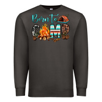 Smoke born to camp Premium Sweatshirt - JahusDesignShop