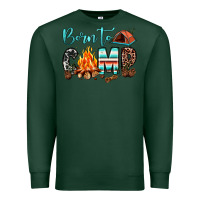 Sports Green born to camp Premium Sweatshirt - JahusDesignShop