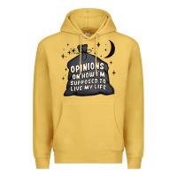 Antique Gold opinions on how i'm supposed to live my life Premium Hoodie - MaliasSmallBusiness