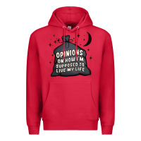 Cardinal opinions on how i'm supposed to live my life Premium Hoodie - MaliasSmallBusiness