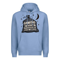 Colony Blue opinions on how i'm supposed to live my life Premium Hoodie - MaliasSmallBusiness