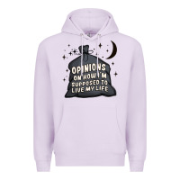 Lilac opinions on how i'm supposed to live my life Premium Hoodie - MaliasSmallBusiness