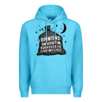 Ocean Blue opinions on how i'm supposed to live my life Premium Hoodie - MaliasSmallBusiness