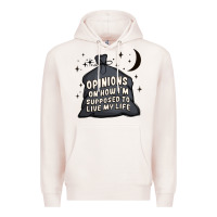 Pale Pink opinions on how i'm supposed to live my life Premium Hoodie - MaliasSmallBusiness