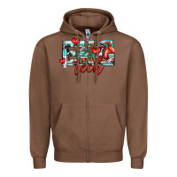 Chestnut ekg tech Zipper Hoodie - texasbilliewilder