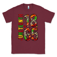 Burgundy 1865 juneteenth Classic Tee - Zillion Design Studio