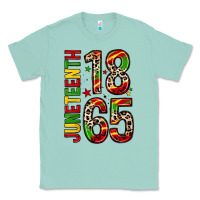 Seafoam 1865 juneteenth Classic Tee - Zillion Design Studio