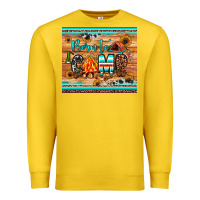 Lemon born to camp Premium Sweatshirt - JahusDesignShop