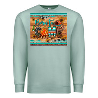 Seafoam born to camp Premium Sweatshirt - JahusDesignShop