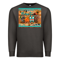 Smoke born to camp Premium Sweatshirt - JahusDesignShop