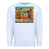 White born to camp Premium Sweatshirt - JahusDesignShop