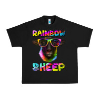 Black rainbow sheep suffolk sheep Urban Heavy Tee - Artiststas