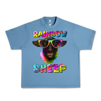 Pebble Blue rainbow sheep suffolk sheep Urban Heavy Tee - Artiststas