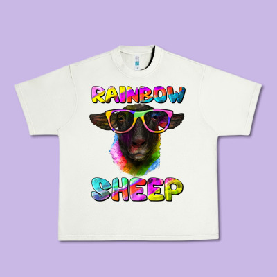 Rainbow Sheep Suffolk Sheep Urban Heavy Tee Designed By Artiststas