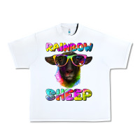 White rainbow sheep suffolk sheep Urban Heavy Tee - Artiststas