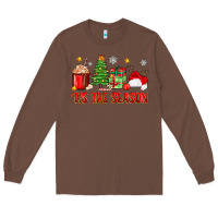 Chestnut 'tis the season christmas Long Sleeve Tee - Zillion Design Studio
