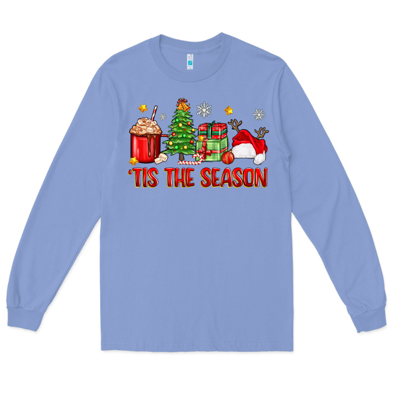 'tis The Season Christmas Long Sleeve Tee by Zillion Design Studio | Teevron