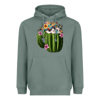 Sage day of the dead mexican cactus Heavyweight Hoodie - FaDigitalArtStudio