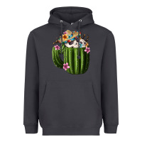 Smoke day of the dead mexican cactus Heavyweight Hoodie - FaDigitalArtStudio