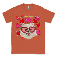 Copper valentine's day white pomeranian Classic Tee - RanaPortraitStore