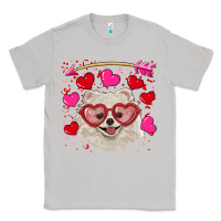 Moon Dust valentine's day white pomeranian Classic Tee - RanaPortraitStore