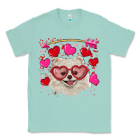 Seafoam valentine's day white pomeranian Classic Tee - RanaPortraitStore