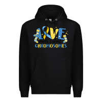 Black love dose count chromosomes Premium Hoodie - MaliasSmallBusiness