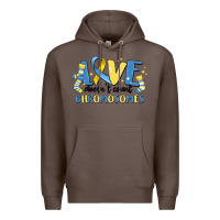 Coffee love dose count chromosomes Premium Hoodie - MaliasSmallBusiness