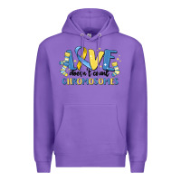 Purple love dose count chromosomes Premium Hoodie - MaliasSmallBusiness