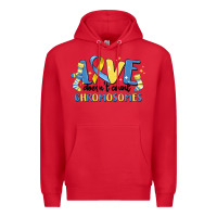 Red love dose count chromosomes Premium Hoodie - MaliasSmallBusiness