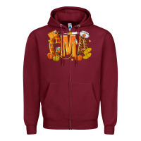 Burgundy fall cma Zipper Hoodie - texasbilliewilder